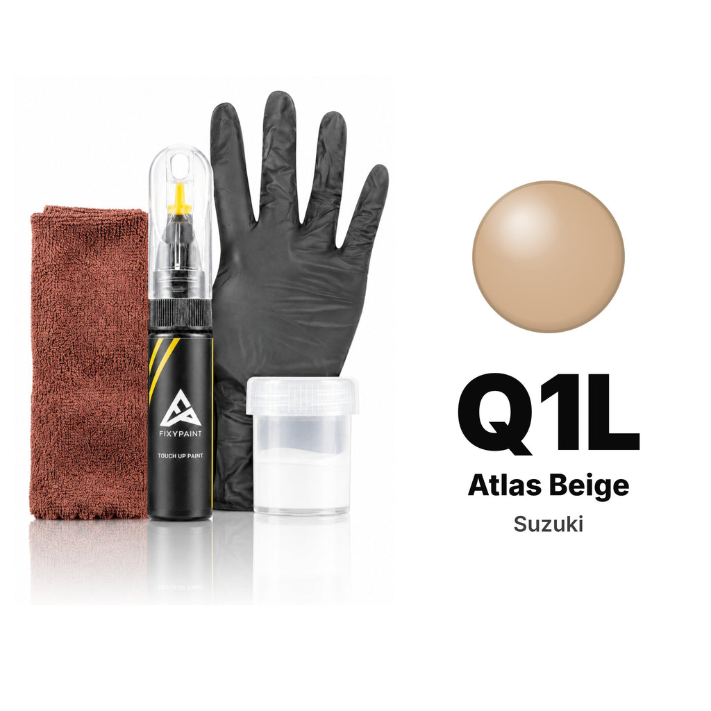 Touch-up paint for Suzuki Q1L Atlas Beige, Complete kit