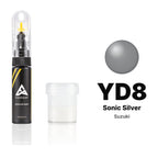 Lackstift für Suzuki – YD8 Sonic Silver (alle Modelle, ab 2002), Set Standard