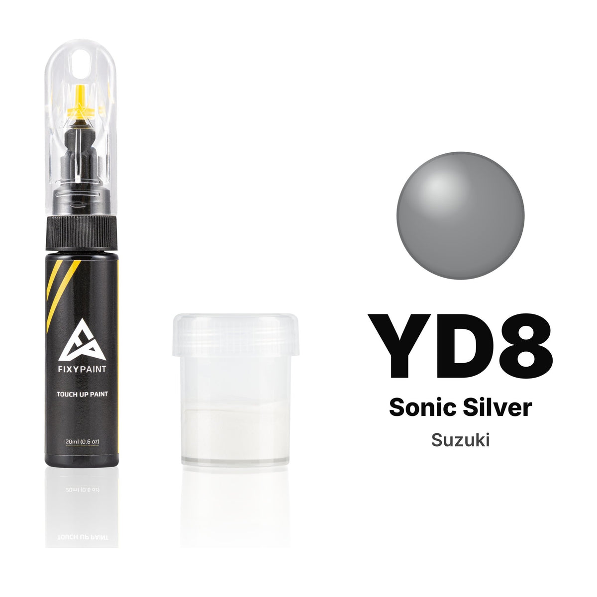Lackstift für Suzuki – YD8 Sonic Silver (alle Modelle, ab 2002), Set Standard