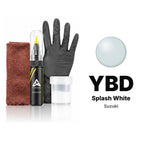 Touch-up paint for Suzuki YBD Splash White, Complete kit