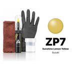 Touch-up paint for Suzuki ZP7 Sunshine Lemon Yellow, Complete kit