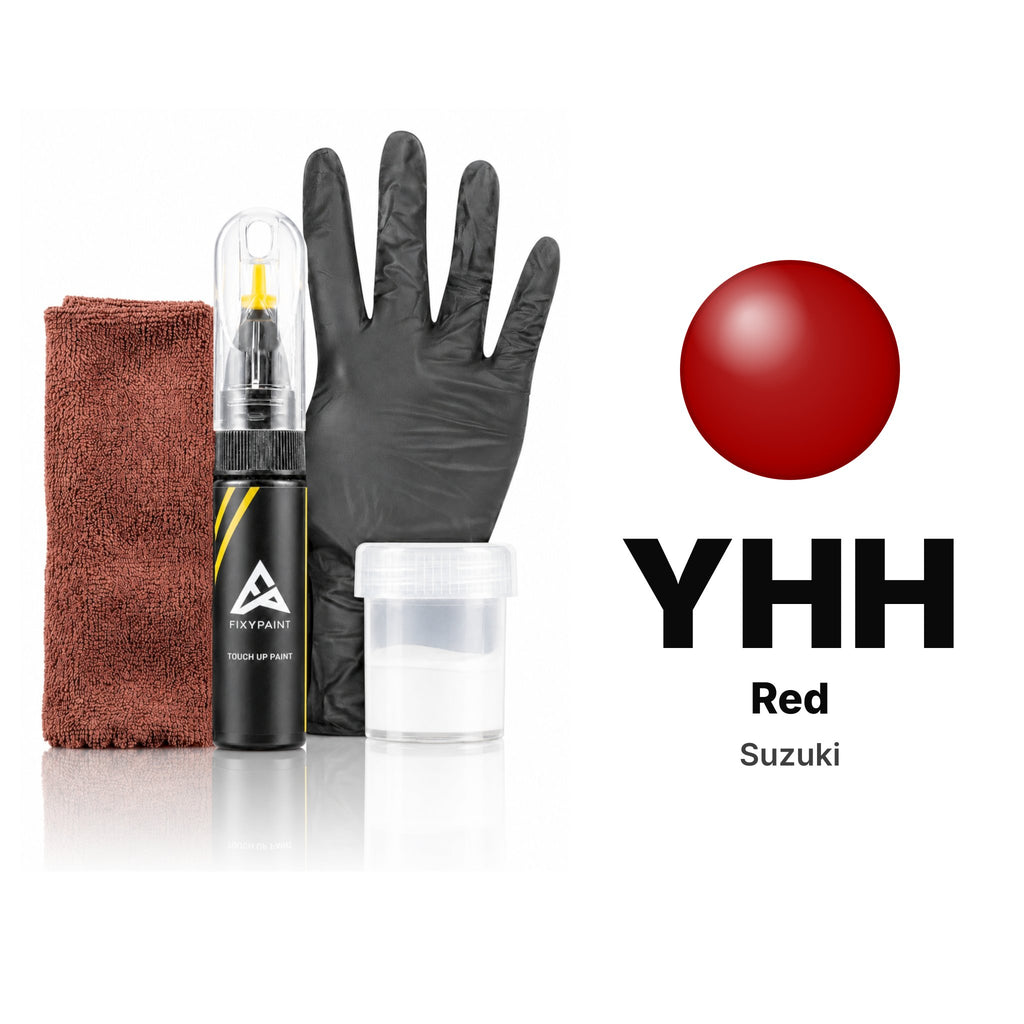 Touch-up paint for Suzuki YHH Red, Complete kit