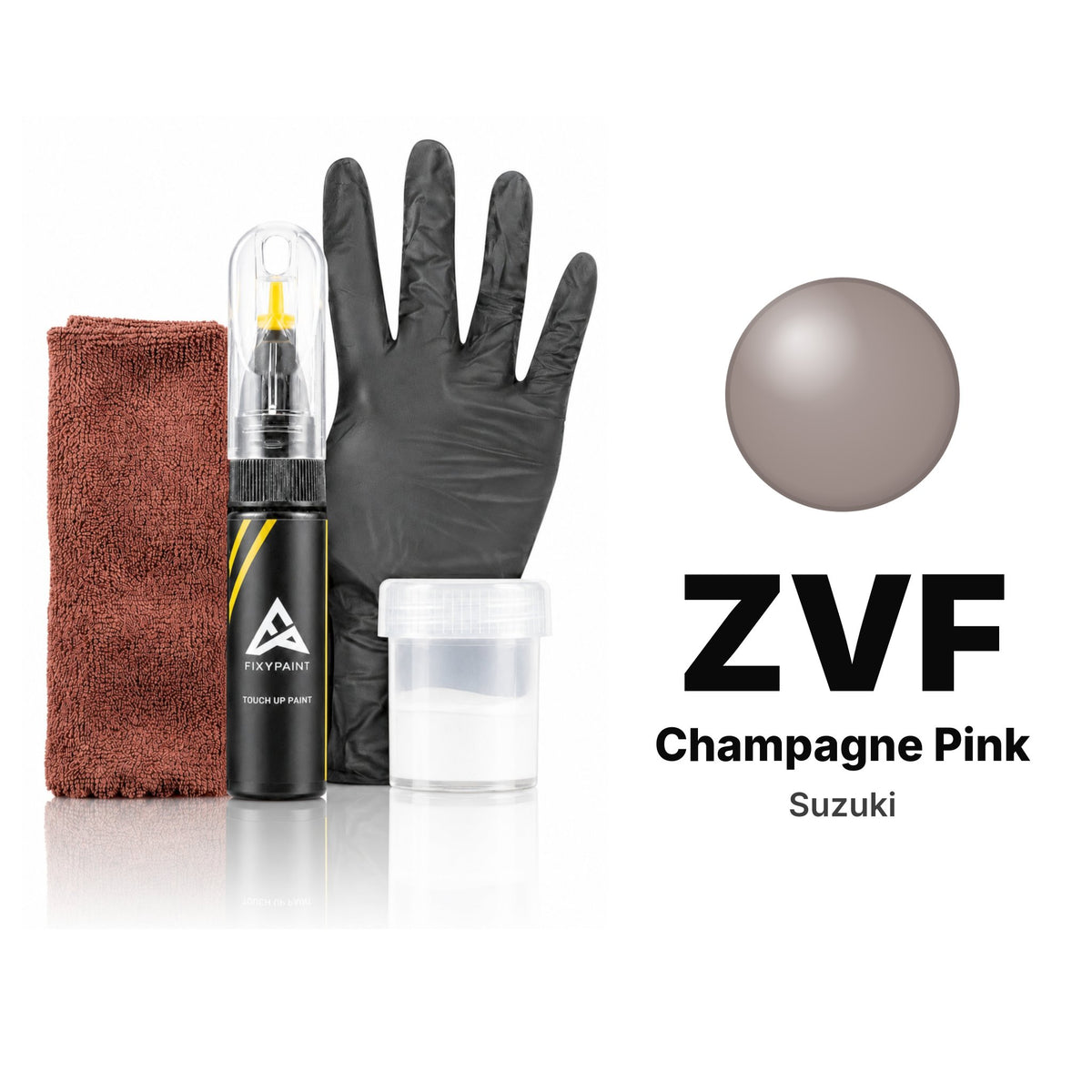 Touch-up paint for Suzuki ZVF Champagne Pink, Complete kit