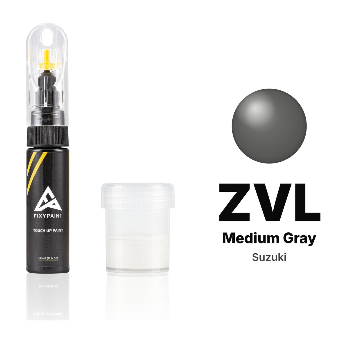 Touch-up paint for Suzuki ZVL Medium Gray, Standard kit