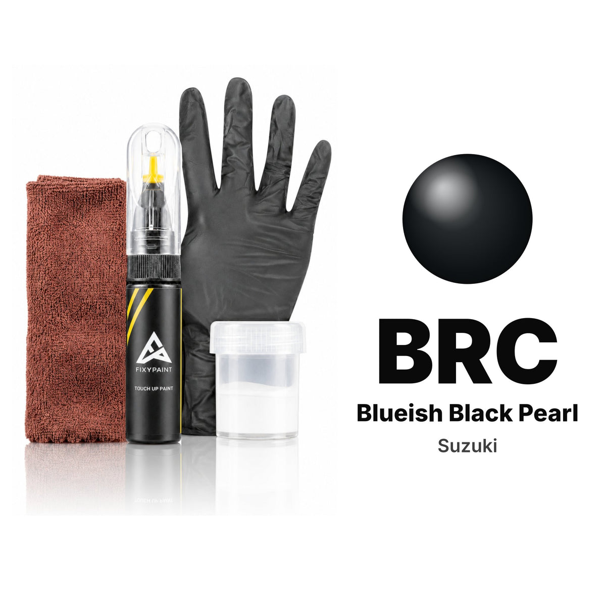 Vernice ritocco per Suzuki – BRC Blueish Black Pearl (tutti i modelli, 2015), kit Completo