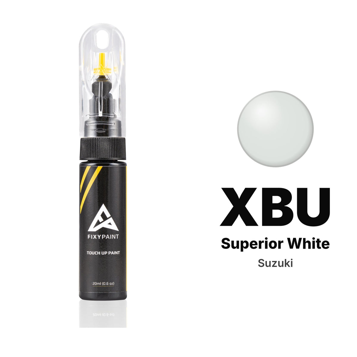 Vernice ritocco per Suzuki – XBU Superior White (tutti i modelli, 2015–2019), kit Base