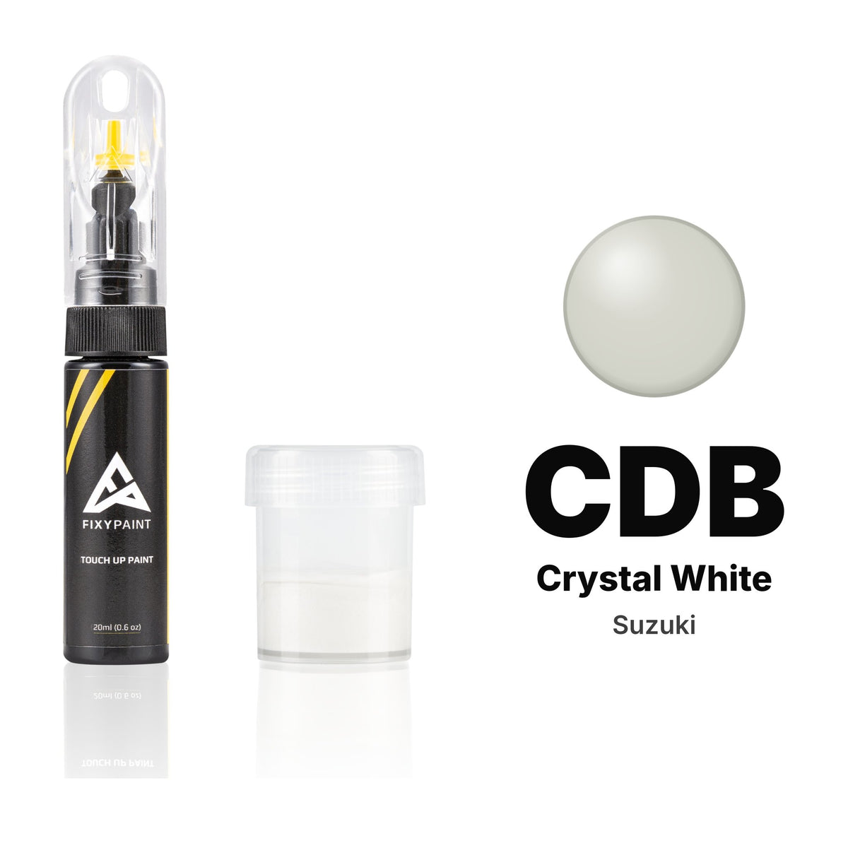 Pintura de retoque para Suzuki – CDB Crystal White (todos los modelos, 2016), kit Estándar
