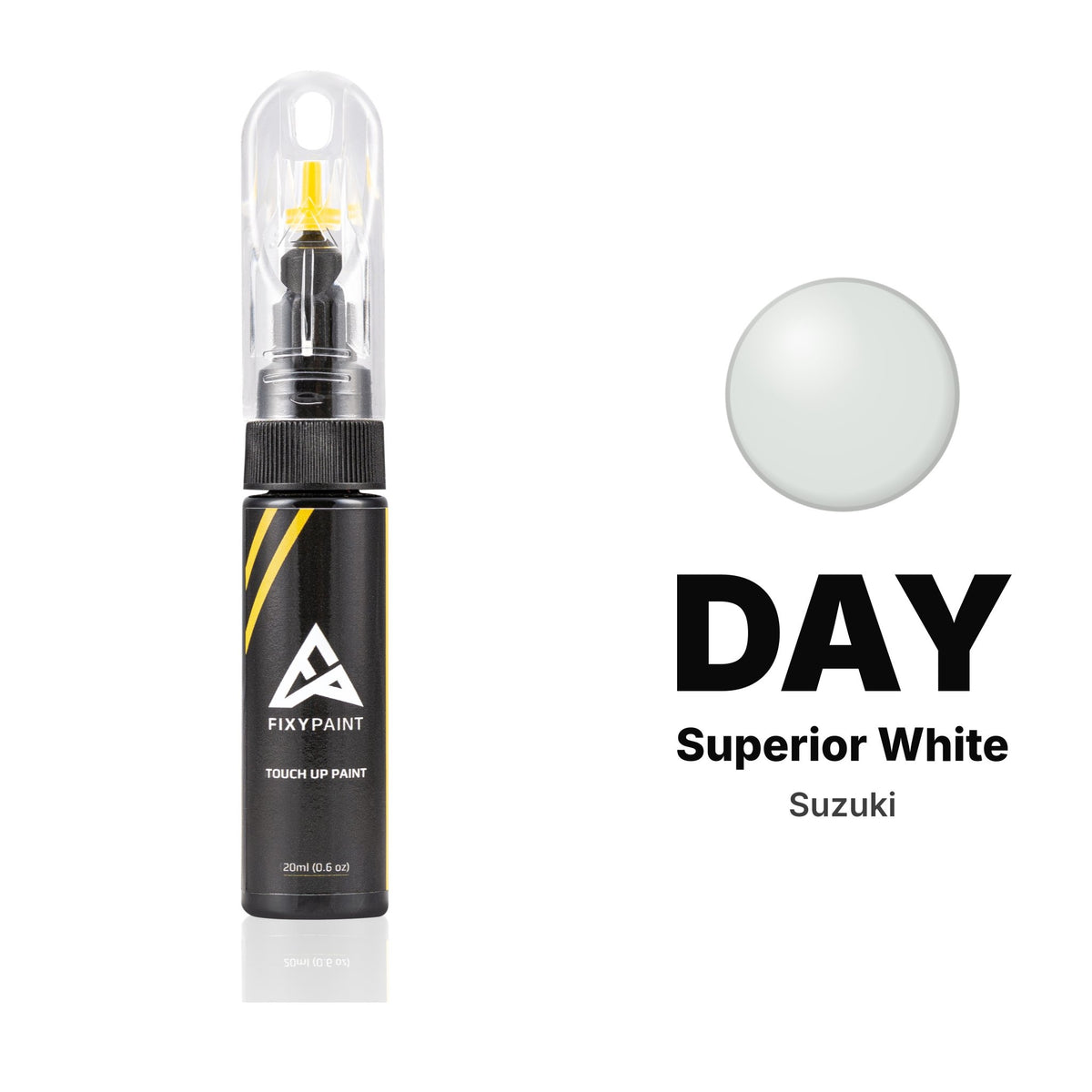 Peinture de retouche pour Suzuki – DAY Superior White (tous modèles, 2016), kit Basique
