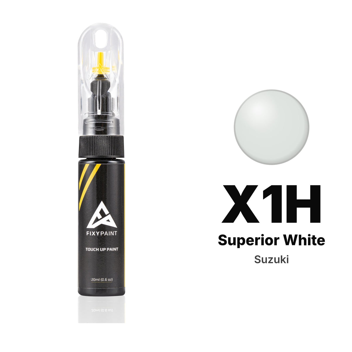 Peinture de retouche pour Suzuki – X1H Superior White (tous modèles, 2017), kit Basique