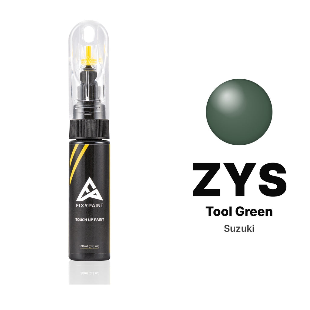 Touch-up paint for Suzuki ZYS Tool Green, Basic kit