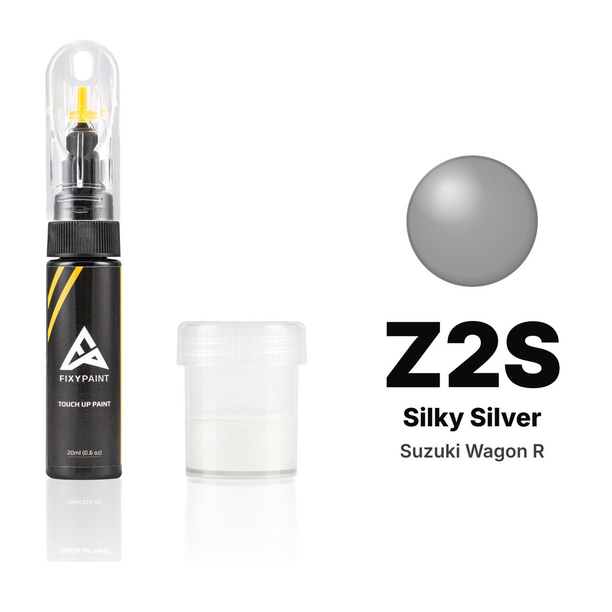 Touch-up paint for Suzuki Wagon R Z2S Silky Silver, Standard kit