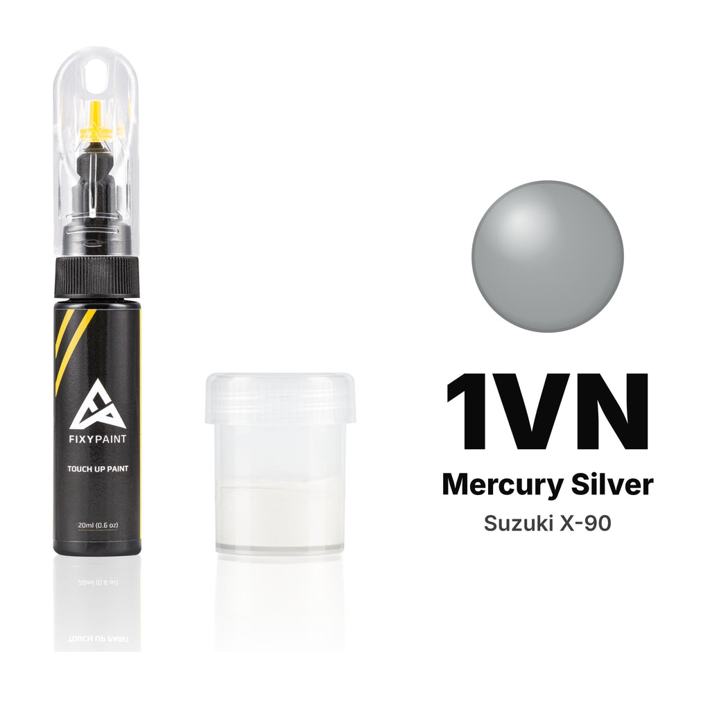 Touch-up paint for Suzuki X-90 1VN Mercury Silver, Standard kit