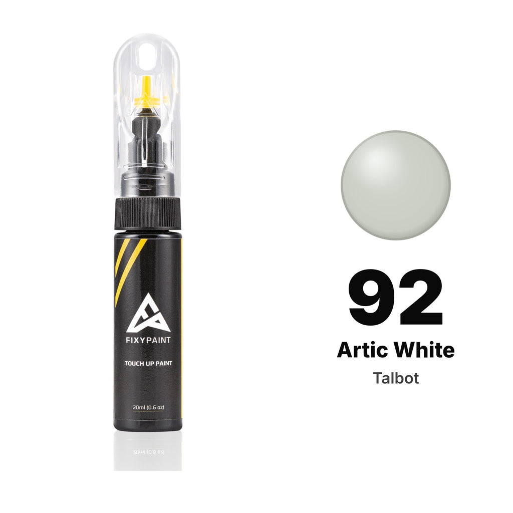 Touch-up paint for Talbot 92 Artic White, Basic kit