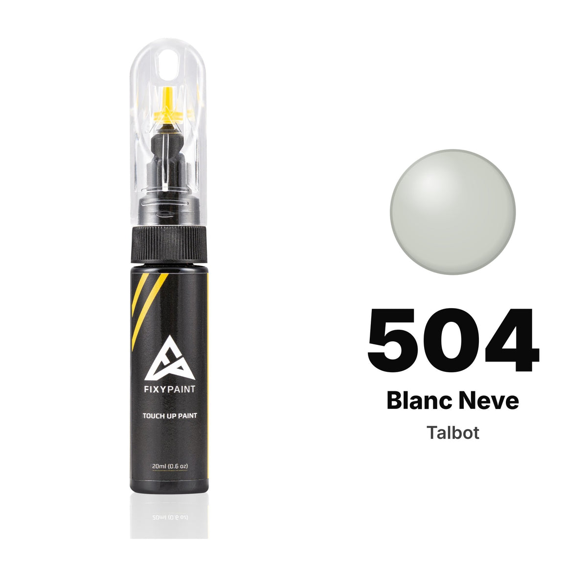 Touch-up paint for Talbot 504 Blanc Neve, Basic kit