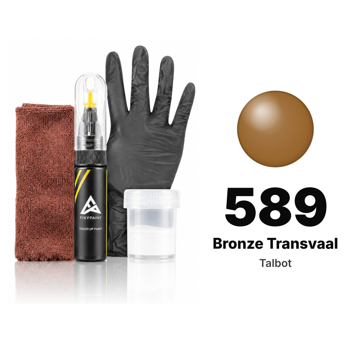 Touch-up paint for Talbot 589 Bronze Transvaal, Complete kit