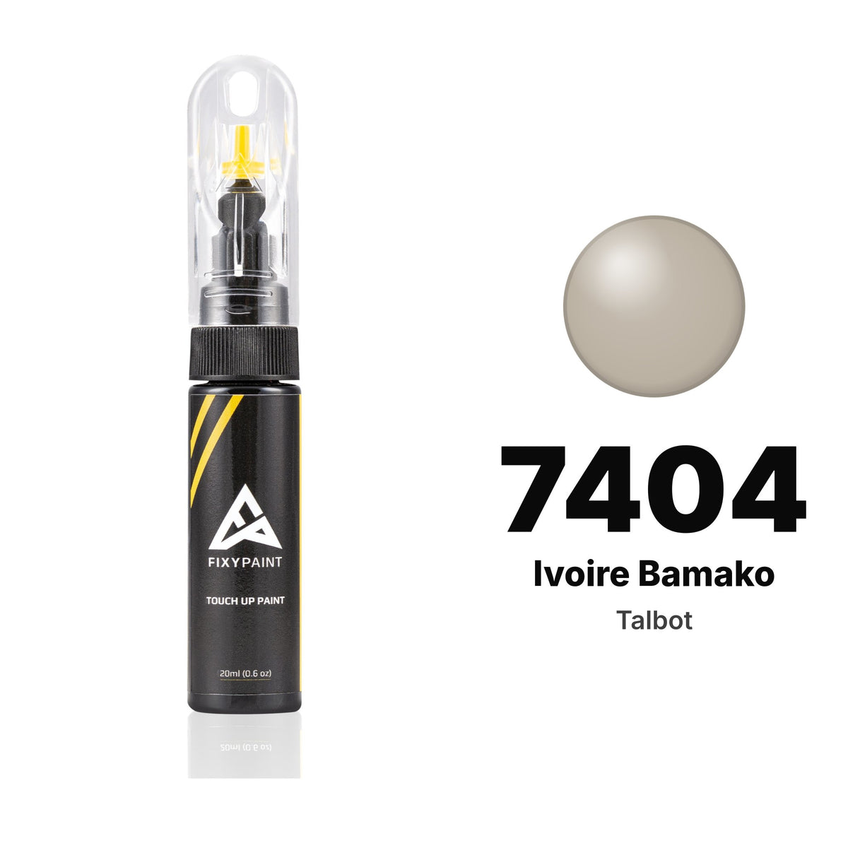 Touch-up paint for Talbot 7404 Ivoire Bamako, Basic kit