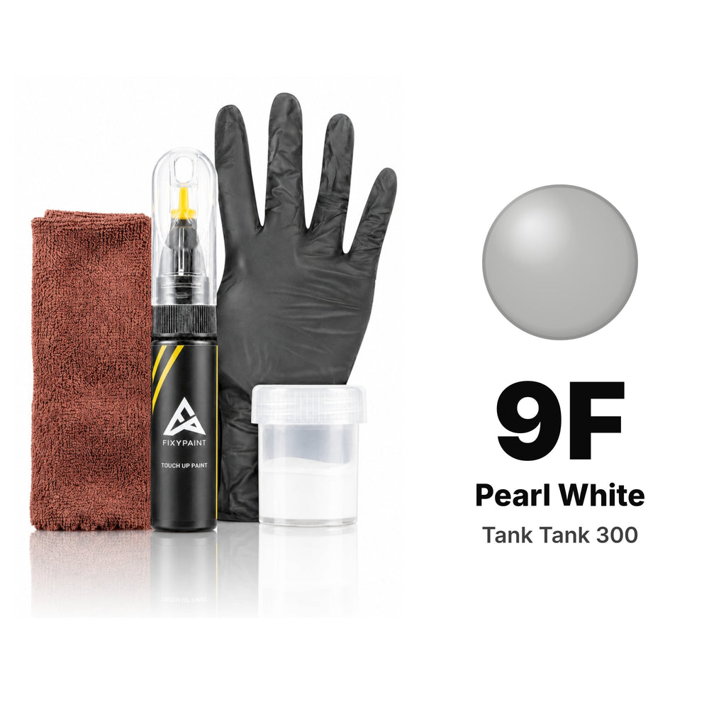 Touch-up paint for Tank Tank 300 9F Pearl White, Complete kit