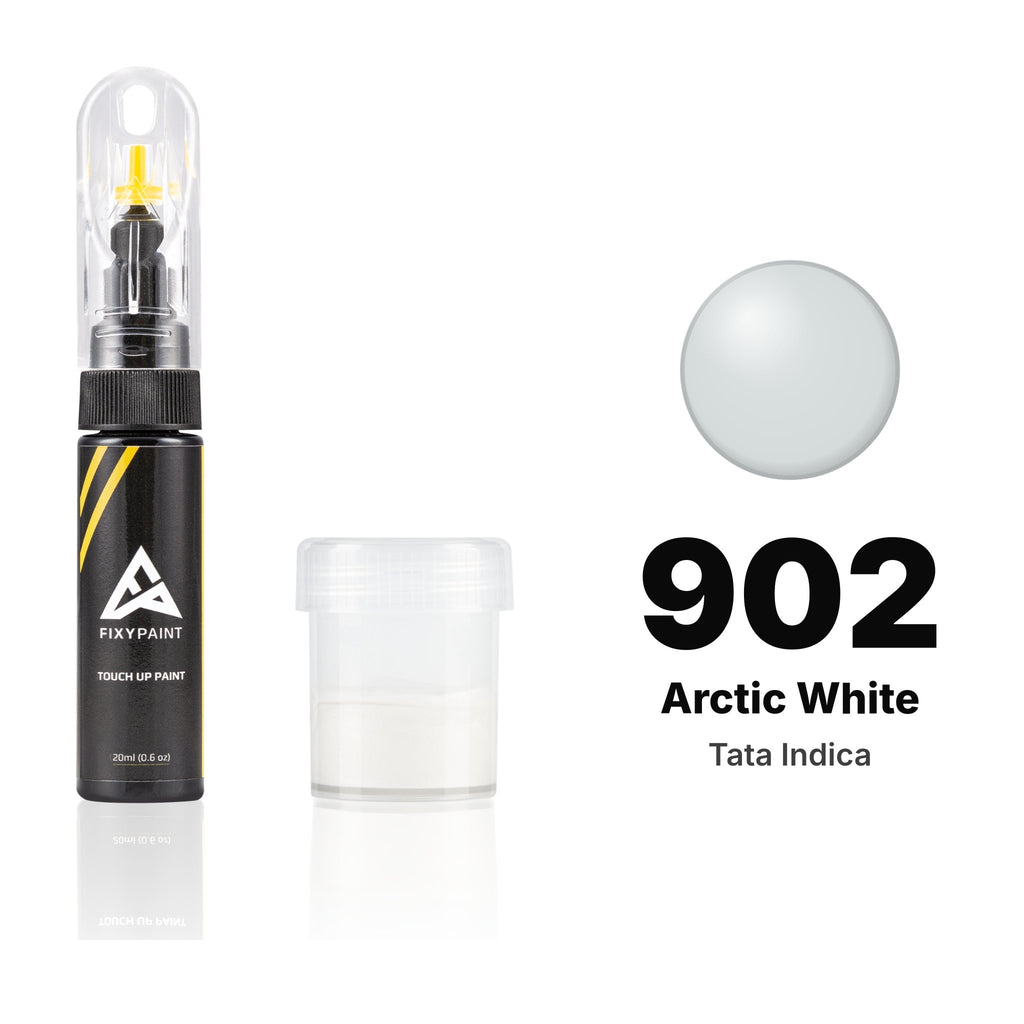 Touch-up paint for Tata Indica 902 Arctic White, Standard kit