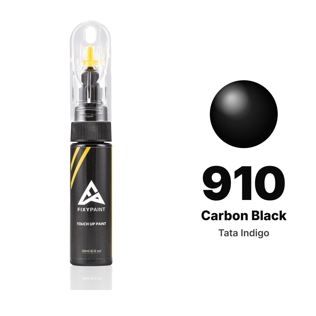 Touch-up paint for Tata Indigo 910 Carbon Black, Basic kit