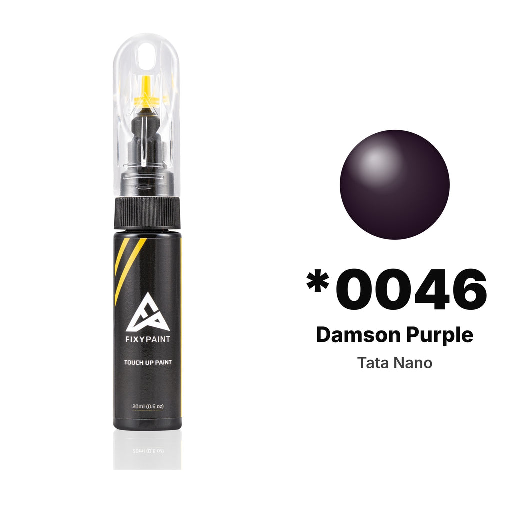 Touch-up paint for Tata Nano *0046 Damson Purple, Basic kit