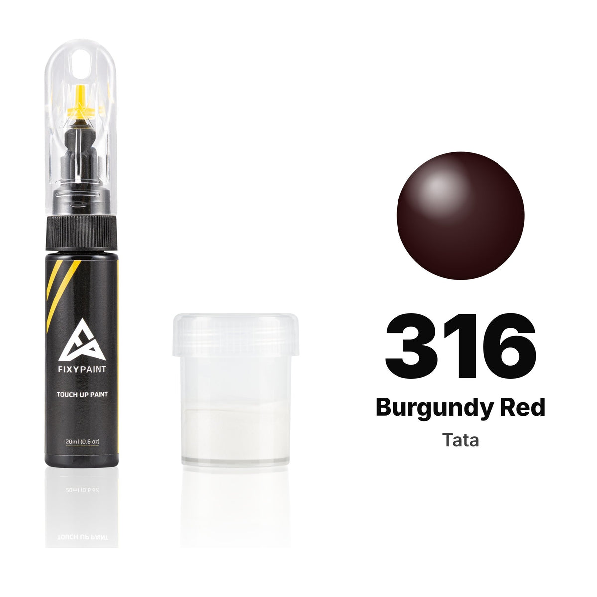 Touch-up paint for Tata 316 Burgundy Red, Standard kit