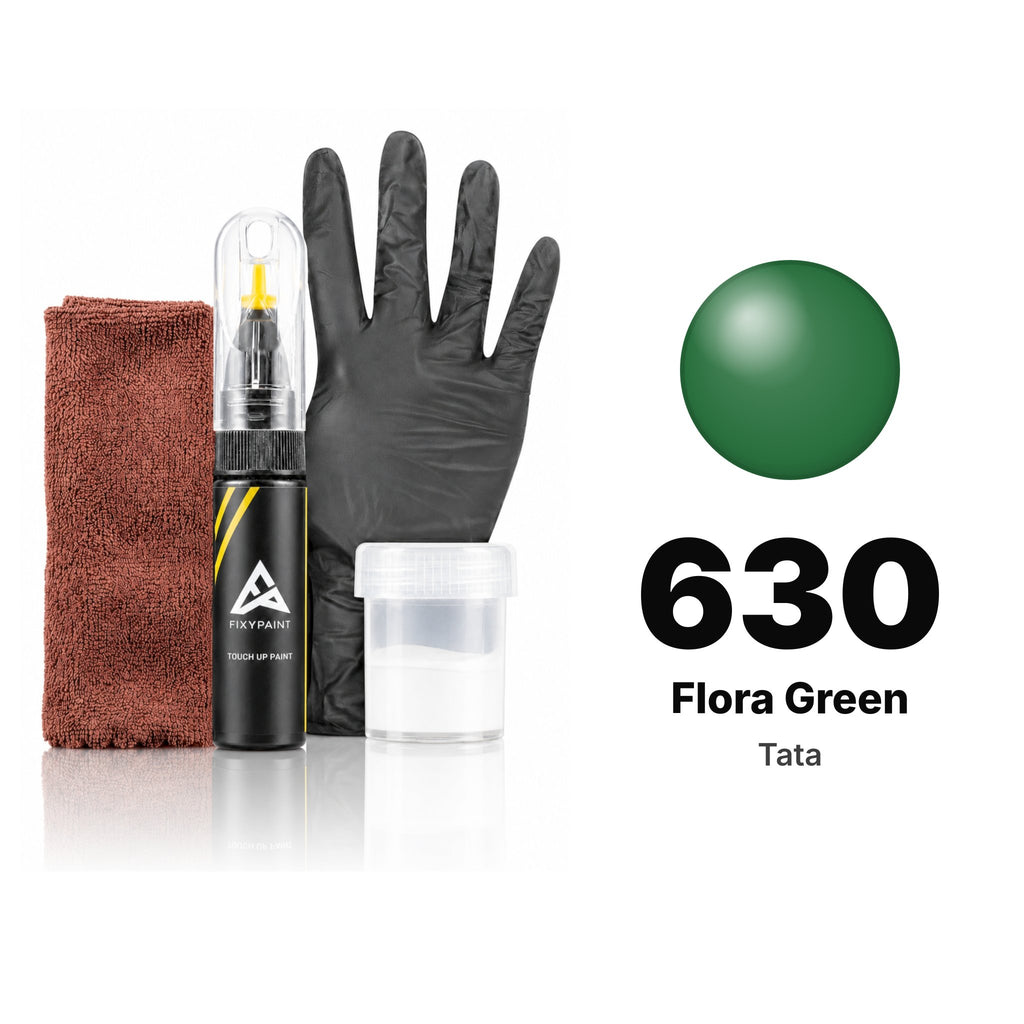 Touch-up paint for Tata 630 Flora Green, Complete kit