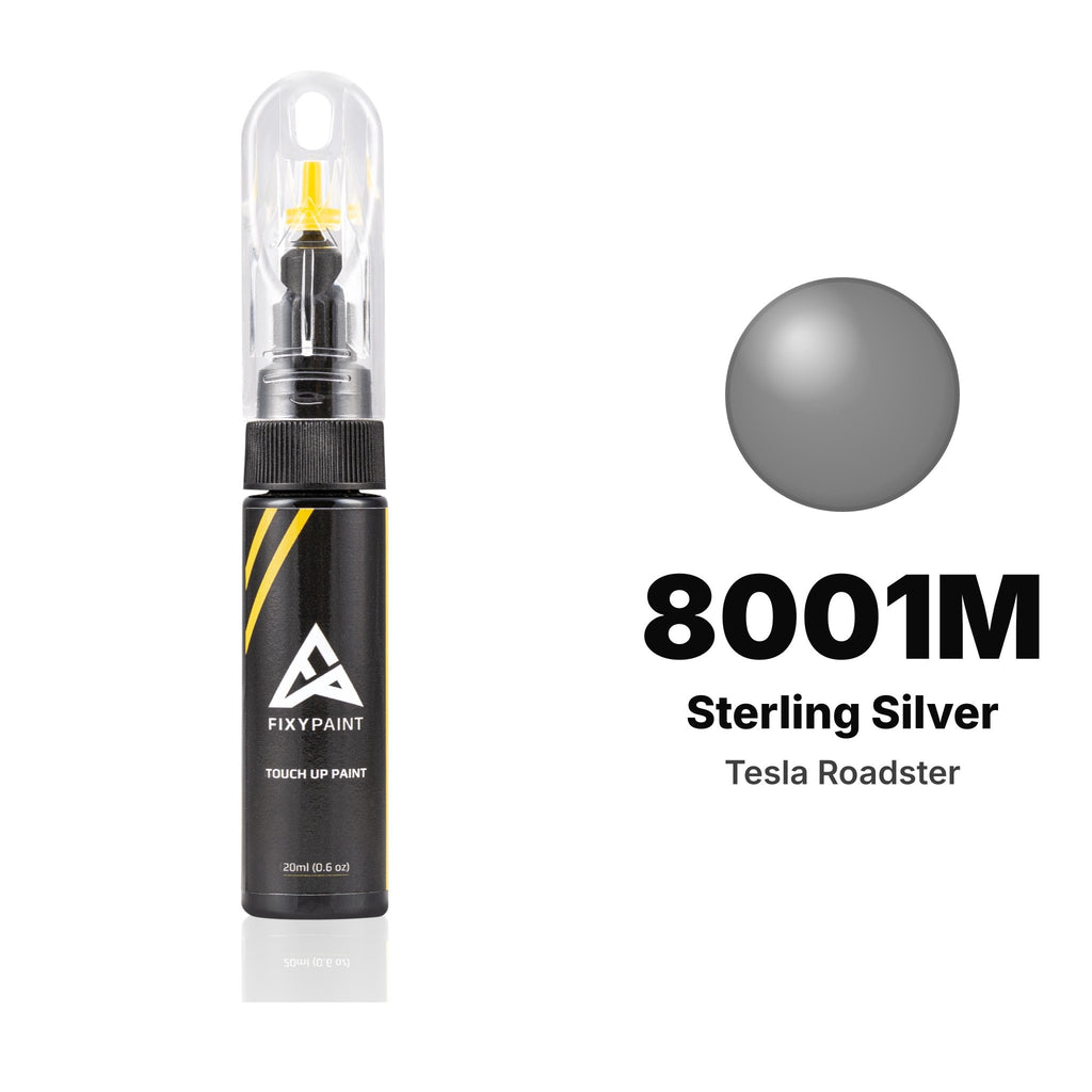 Touch-up paint for Tesla Roadster 8001M Sterling Silver, Basic kit