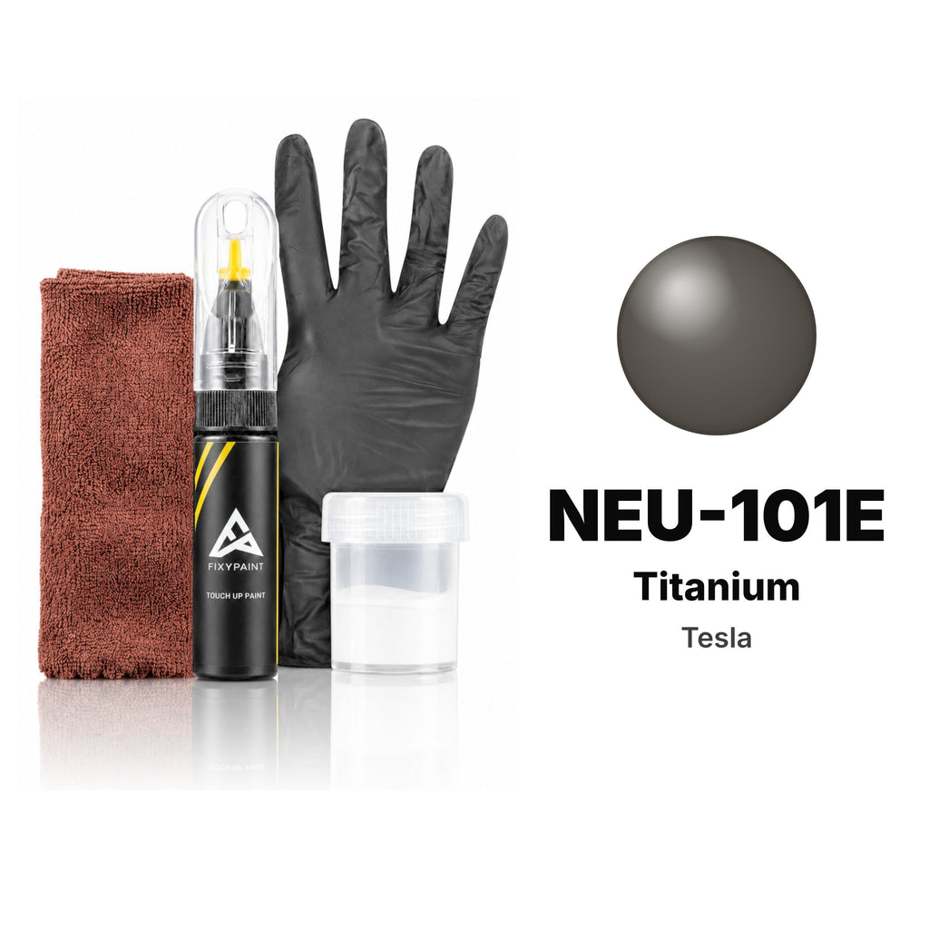 Touch-up paint for Tesla NEU-101E Titanium, Complete kit
