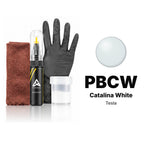Touch-up paint for Tesla PBCW Catalina White, Complete kit