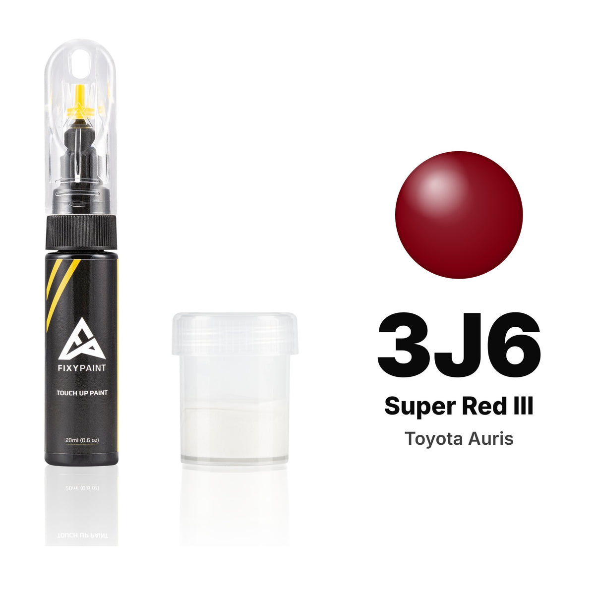Lackstift für Toyota Auris – 3J6 Super Red III (2007–2010), Set Standard