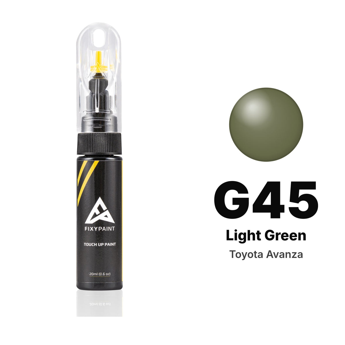 Touch-up paint for Toyota Avanza G45 Light Green, Basic kit