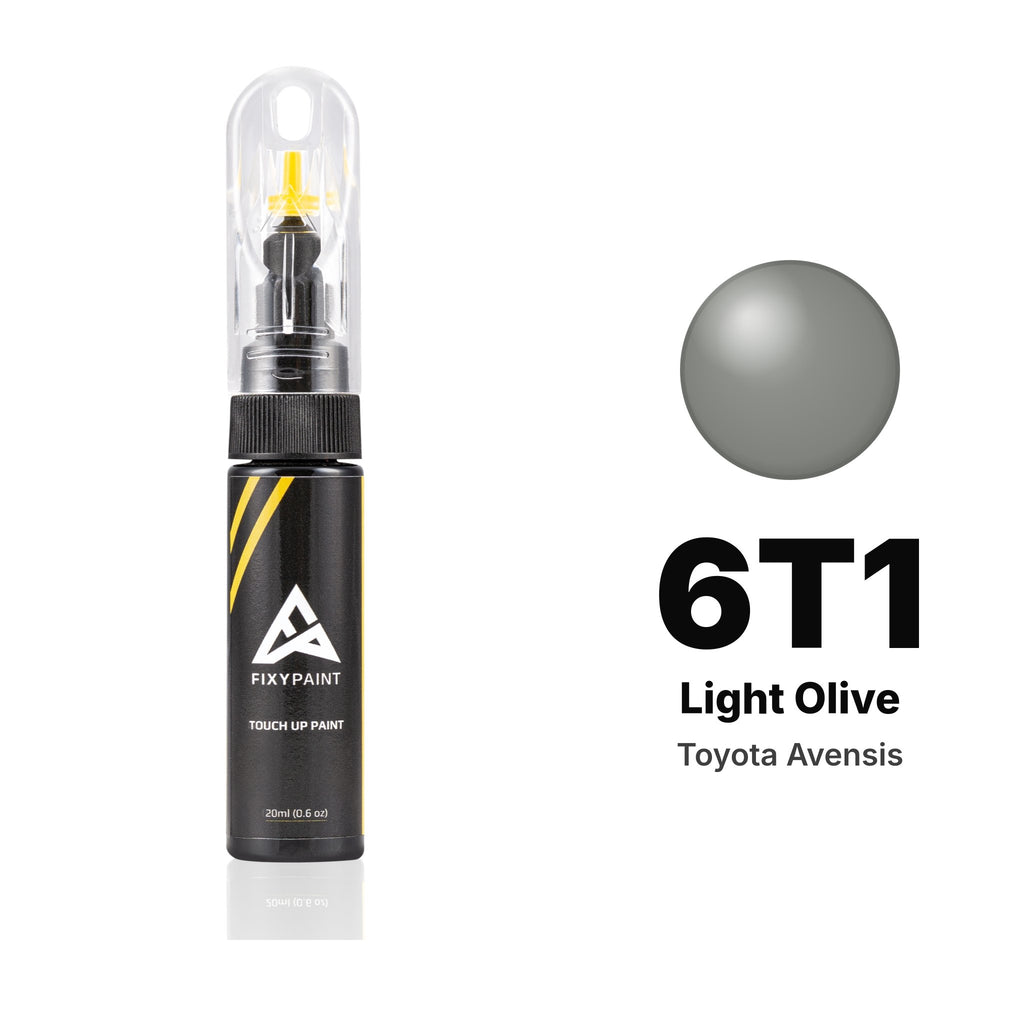 Pintura de retoque para Toyota Avensis – 6T1 Light Olive (2003–2009), kit Básico