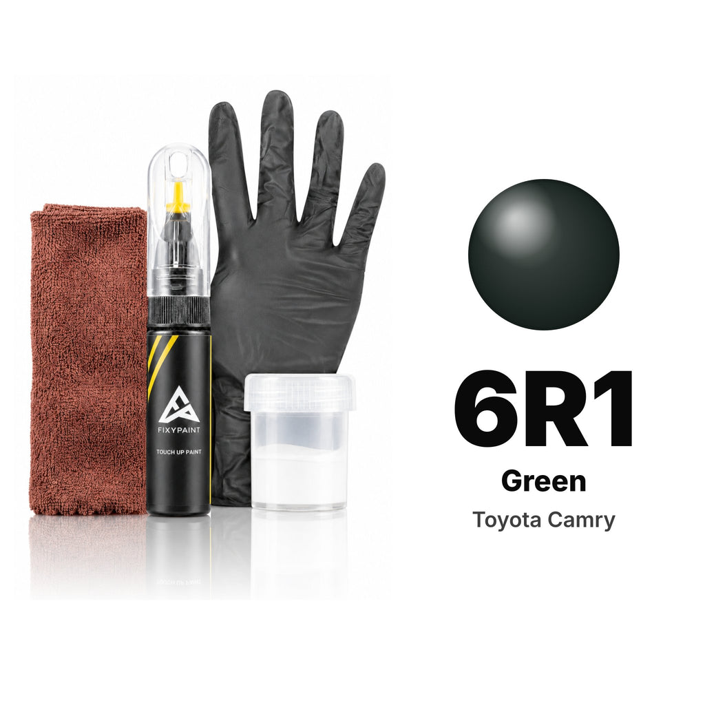 Touch-up paint for Toyota Camry 6R1 Green, Complete kit