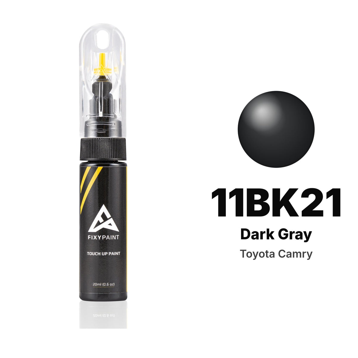 Touch-up paint for Toyota Camry 11BK21 Dark Gray, Basic kit
