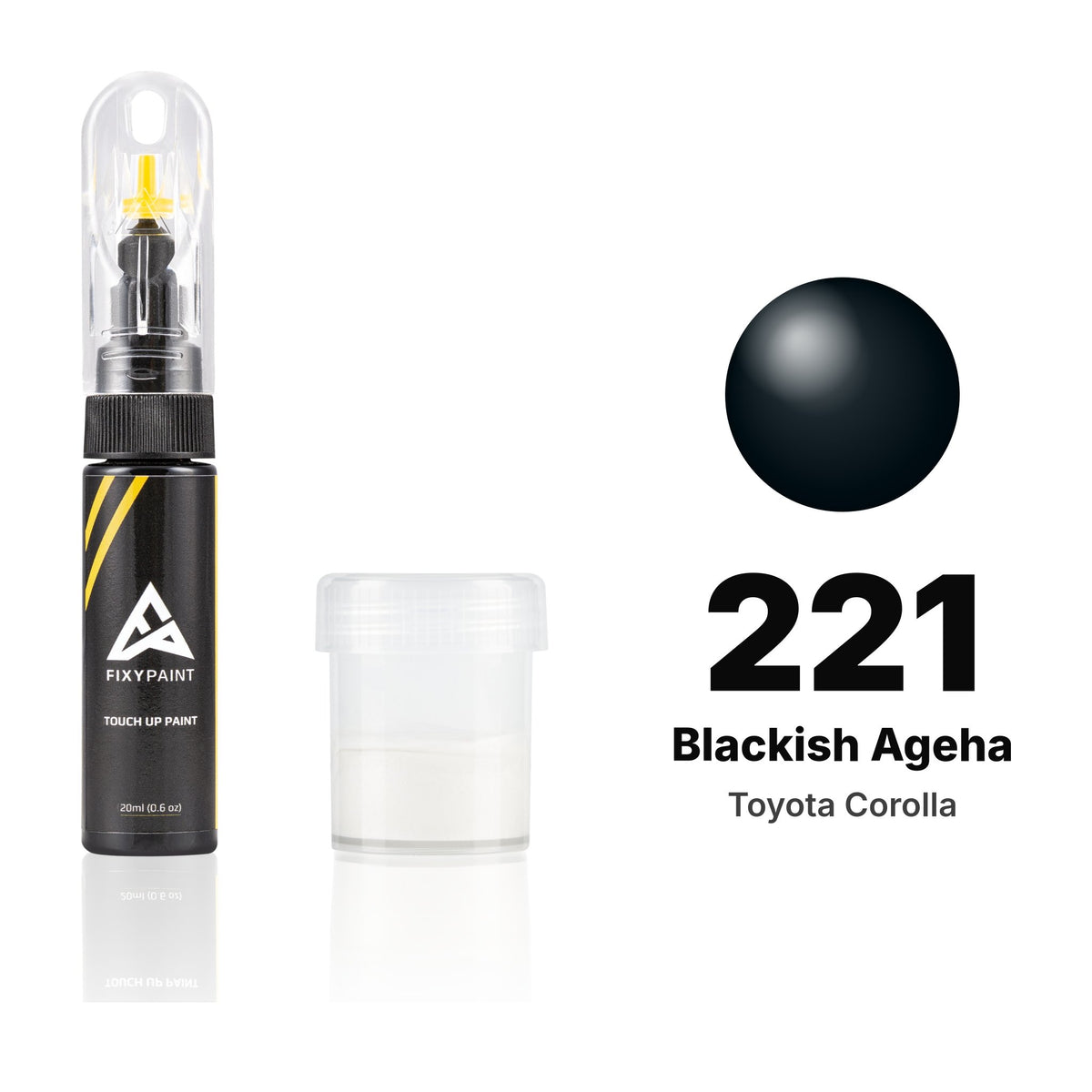 Touch-up paint for Toyota Corolla 221 Blackish Ageha, Standard kit