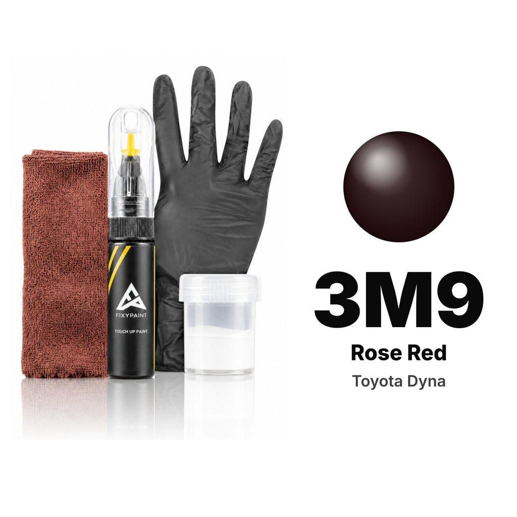 Touch-up paint for Toyota Dyna 3M9 Rose Red, Complete kit