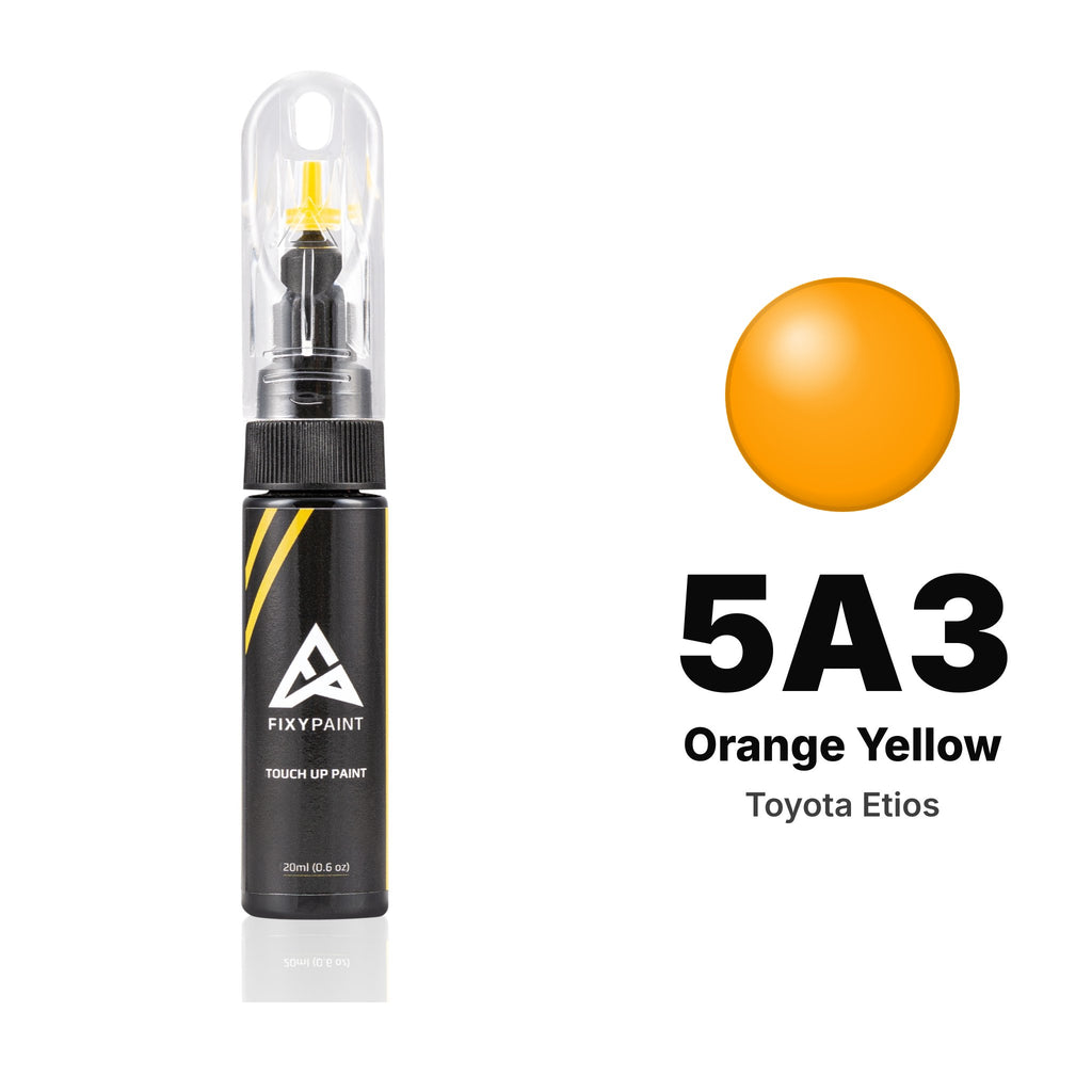 Touch-up paint for Toyota Etios 5A3 Orange Yellow, Basic kit