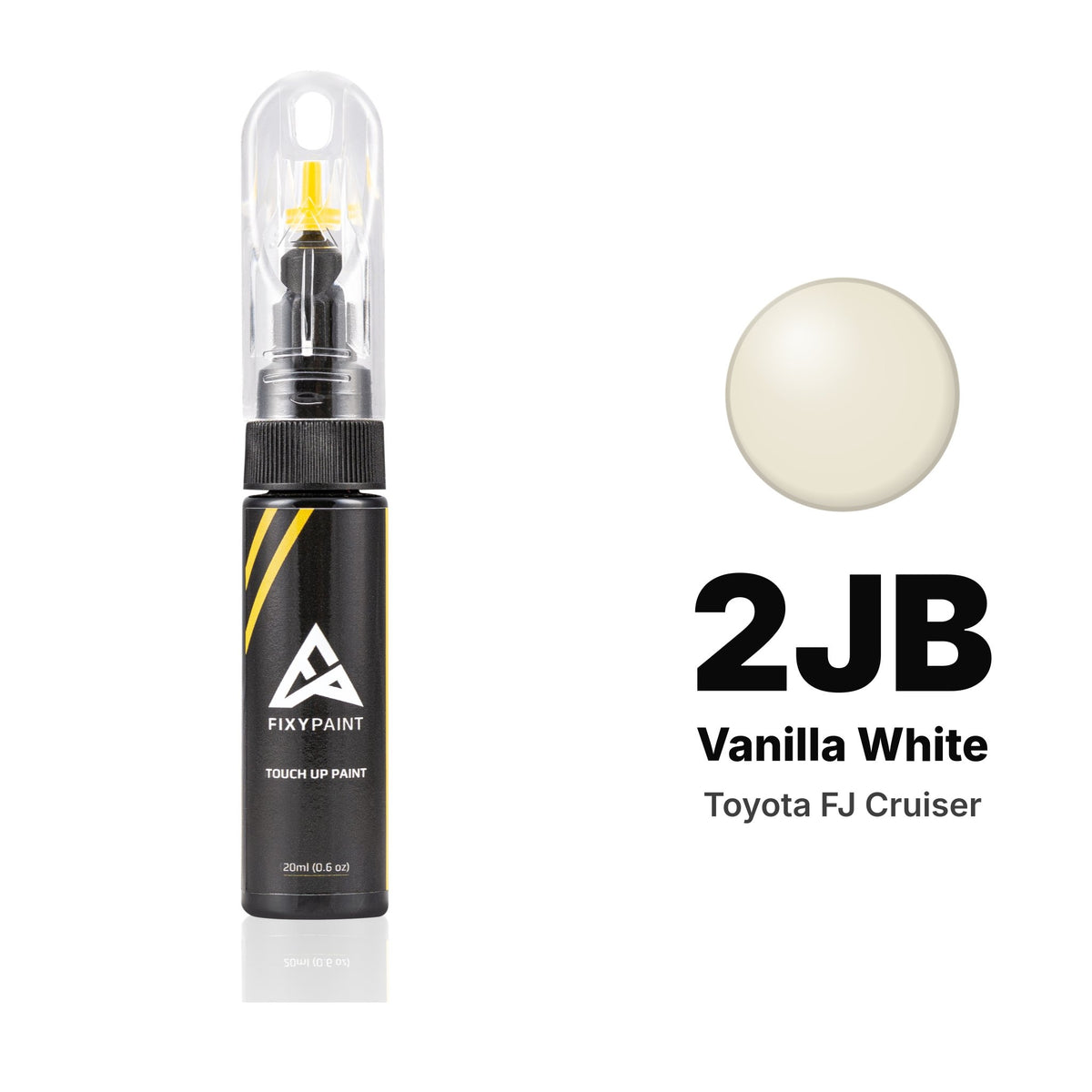 Pintura de retoque para Toyota FJ Cruiser – 2JB Vanilla White (2006), kit Básico