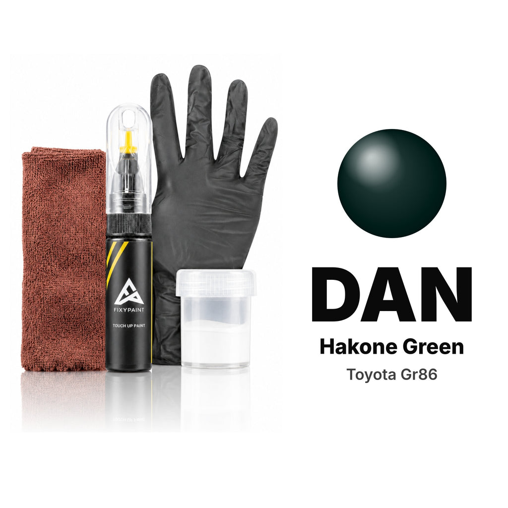 Touch-up paint for Toyota GR86 DAN Hakone Green, Complete kit