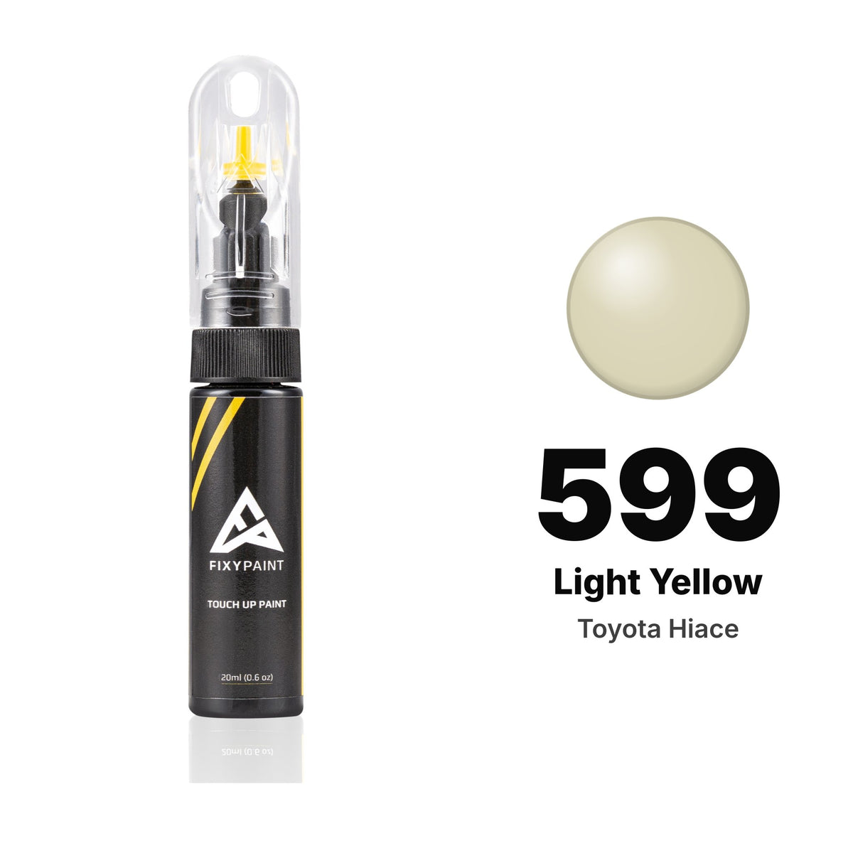 Touch-up paint for Toyota Hiace 599 Light Yellow, Basic kit