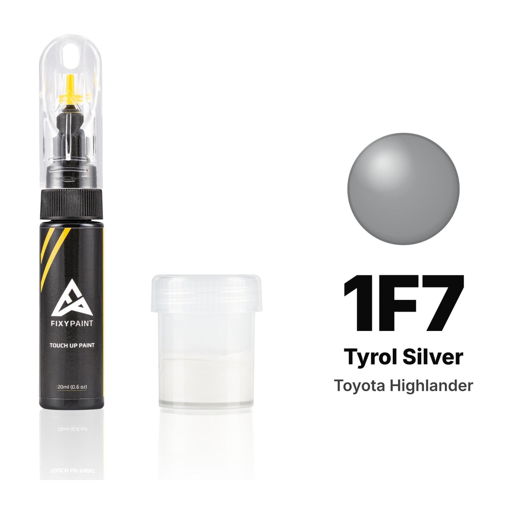 Touch-up paint for Toyota Highlander 1F7 Tyrol Silver, Standard kit
