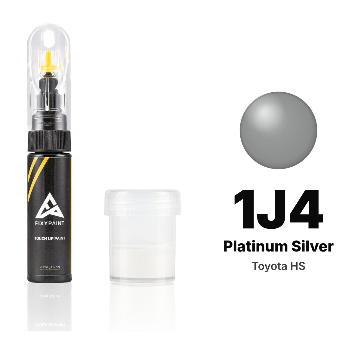 Touch-up paint for Toyota HS 1J4 Platinum Silver, Standard kit