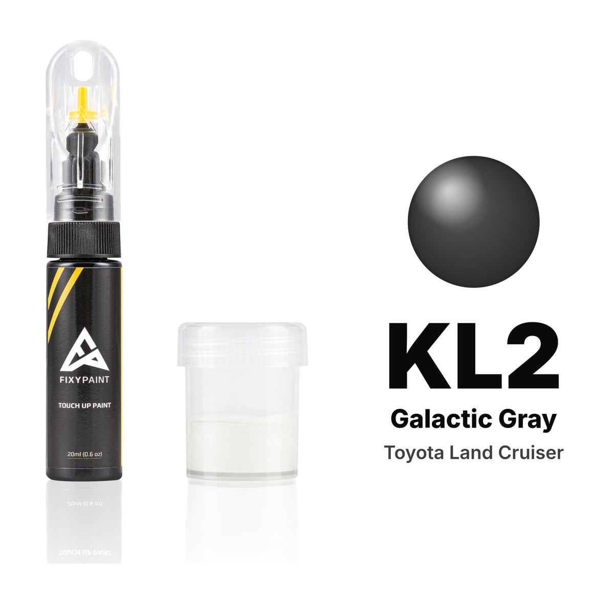 Vernice ritocco per Toyota Land Cruiser – KL2 Galactic Gray (2003), kit Standard