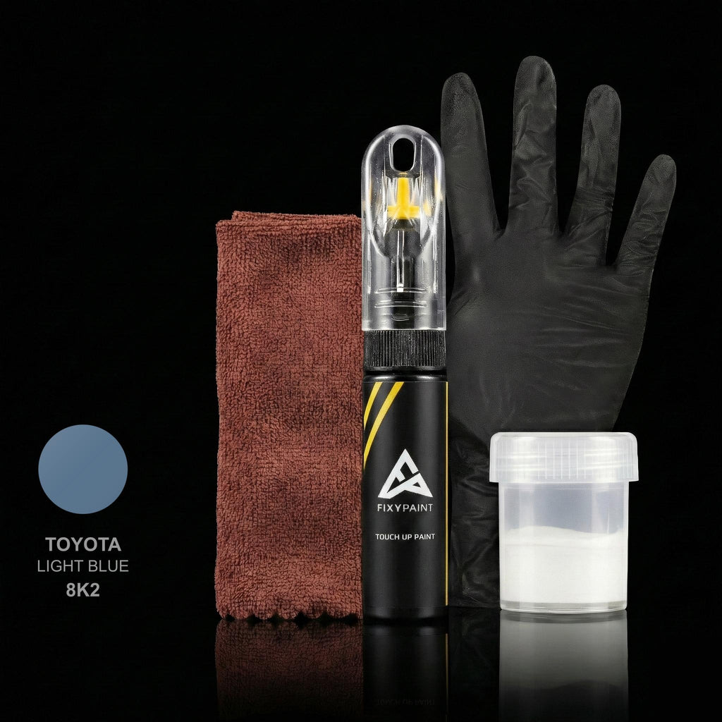 Toyota Prius touch up paint kit - WILDFLOWER BLUE PEARL 8K2 scratch repair