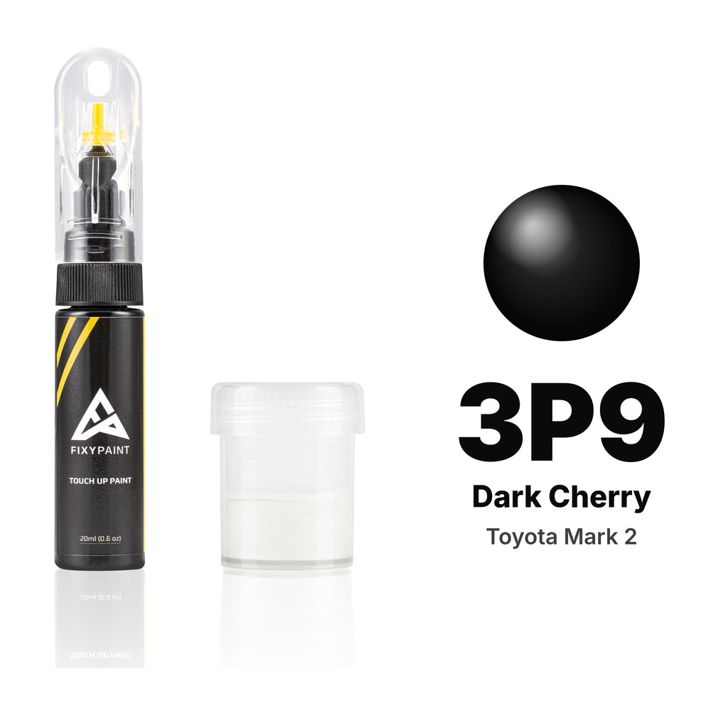 Peinture de retouche pour Toyota Mark 2 – 3P9 Dark Cherry (2000), kit Standard