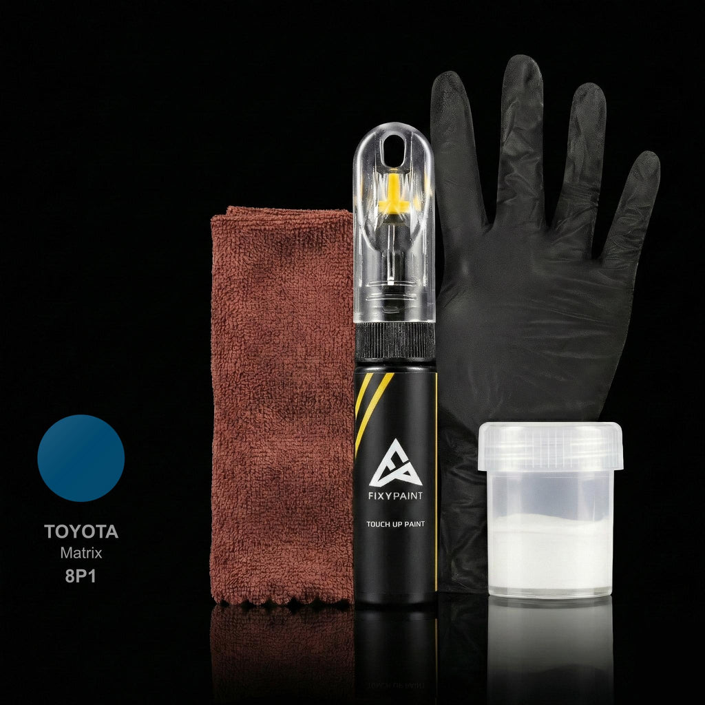 Toyota Matrix touch up paint kit - BLUE 8P1 scratch repair