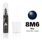 Touch-up paint for Toyota MR2 - Spyder 8M6 Blue, Standard kit