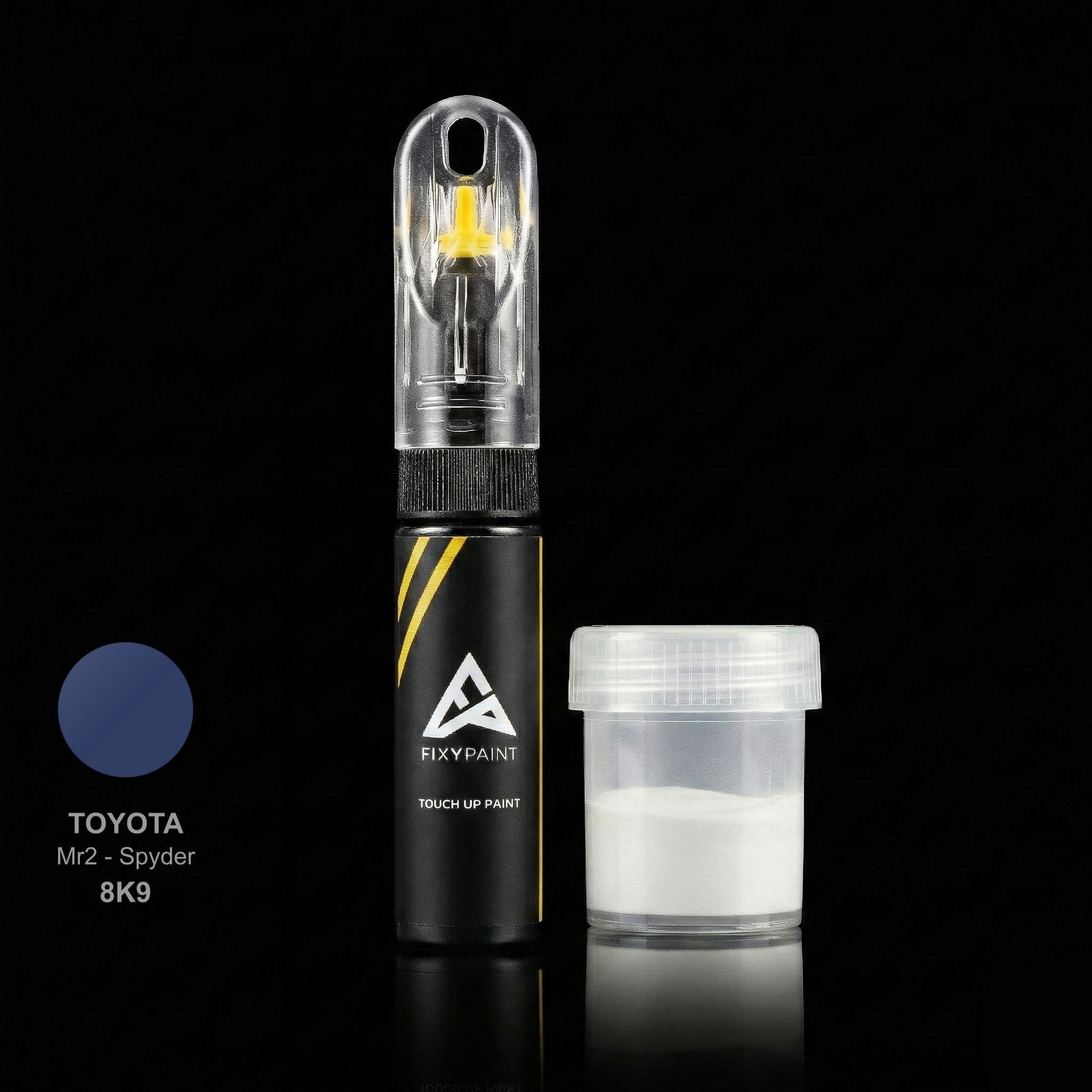 Toyota Mr2 - Spyder touch up paint kit - PURPLISH BLUE 8K9 scratch repair