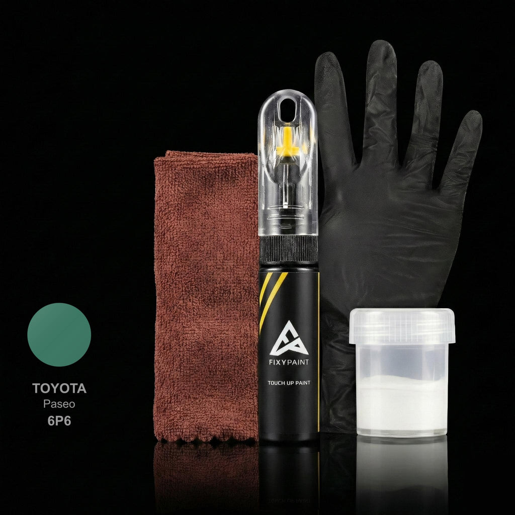 Toyota Paseo touch up paint kit - GREEN 6P6 scratch repair