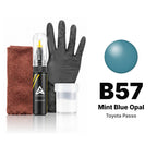 Touch-up paint for Toyota Passo B57 Mint Blue Opal, Complete kit